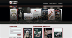 Desktop Screenshot of andreapresspublishing.com